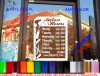 Salon Storefront Window Decal w/Custom Hours